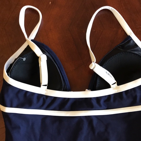 NWOT Ocean Avenue Navy Blue Swimsuit - Picture 5 of 7